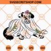 Floral Dog Ghost