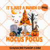 Gnome It's Just A Bunch of Hocus Pocus PNG, Bunch of Hocus Pocus Pumpkin PNG, Bunch of Hocus Pocus Disney Famiy Pajamas Halloween PNG, Hocus Pocus Iron On Gnomes PNG 2 Gnome It's Just A Bunch of Hocus Pocus