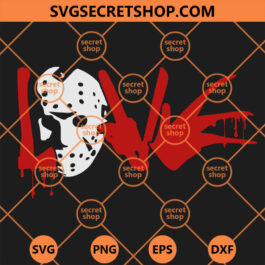Horror love SVG, Romantic Horror Story SVG, Love Story SVG, Horror Movies SVG, Romantic Movies SVG