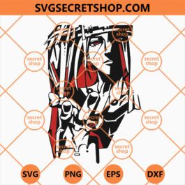 Itachi Akatsuki SVG, Akatsuki Cloak SVG, Sasuke SVG, Uchiha SVG
