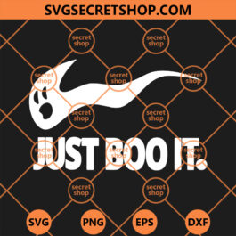 Just Boo It SVG, Funny SVG, Halloween SVG, Pumpkin SVG