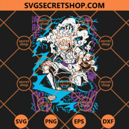 Luffy Son God Nika SVG, Luffy SVG, One Piece SVG, Sun God Nika SVG