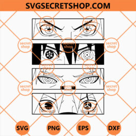 naruto character eyes SVG, Naruto SVG, Character SVG, Naruto Eyes SVG