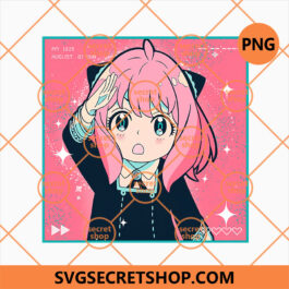 Anya Forger PNG, Anya Aesthetic Posters and Art PNG, Cute Characters Anime PNG