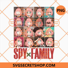 Anya Forger Spy X Family PNG, Anya Forger Reaction PNG, Cute Anime Character PNG