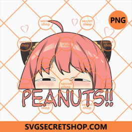 Anya Peanuts PNG, Spy Family PNG, Anya Peanut Ga Suki PNG, Anya Forger PNG