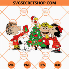 Christmas Peanuts SVG, Christmas SVG, Peanuts SVG, Charlie Brown SVG