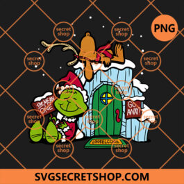 Grinch Nuts PNG, Cartoon Characters PNG, Xmas Snow Flakes PNG