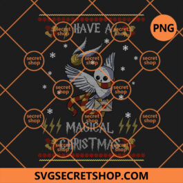 Have A Magic Christmas PNG, Christmas Sticker PNG, Christmas Item PNG, Magical Christmas PNG