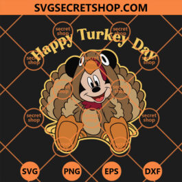 Mickey Turkey SVG