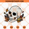 Skull Autumn Leaves SVG, Thanksgiving SVG, Skull SVG, Autumn SVG 2 Skull Autumn Leaves SVG