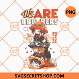 We Are Brothers One Piece PNG, One Piece Characters Chibi PNG, Luffy Cute Chibi PNG