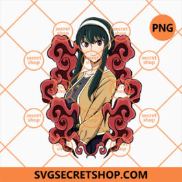 Yor Forger PNG, Beautiful Portrait Yor PNG, Spy x Family Anime PNG