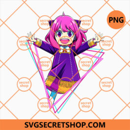 Spy x family Anya Forger PNG, Baby Cute Anya PNG, Triangle Detail PNG