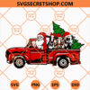 Santa Christmas Tree Farm SVG, Santa Driving Tree SVG, Santa In Red Car SVG 1 Santa Christmas Tree Farm