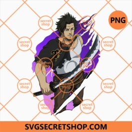 Yami Black Clover PNG, Slash Yami Sukehiro PNG, Yami Dark Magic PNG