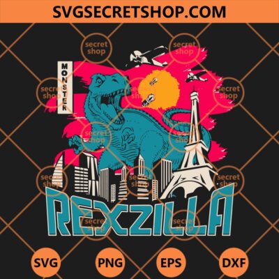 Monster Rexzilla SVG, Monster T Rex SVG, Funny T Rex SVG 4 Monster Rexzilla SVG