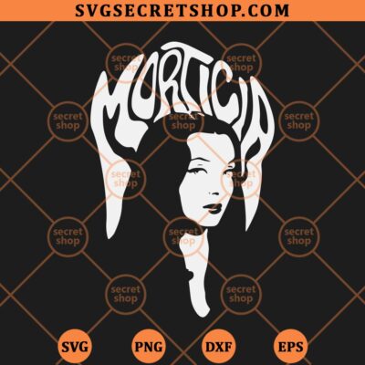 Morticia Addams SVG