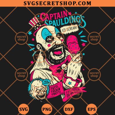 Captain Spauldings Ice Cream SVG