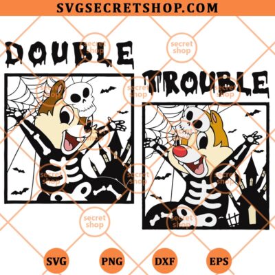 Double Trouble Chip And Dale SVG