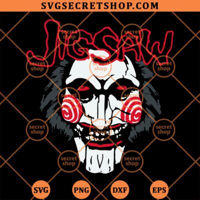 Jigsaw Misfits SVG, Jigsaw Horror SVG PNG DXF EPS 4 Jigsaw Misfits SVG