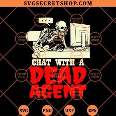Chat With A Dead Agent SVG