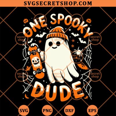 One Spooky Dude SVG