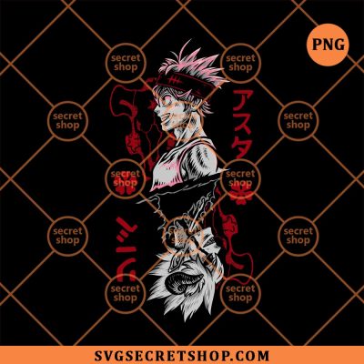 Black Clover Asta PNG