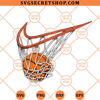 Basketball Nike logo SVG, Basketball Design Logo SVG PNG DXF EPS 4 Basketball Nike logo SVG
