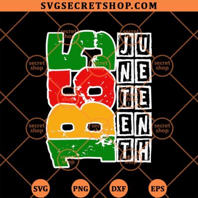 Juneteenth 1865 SVG