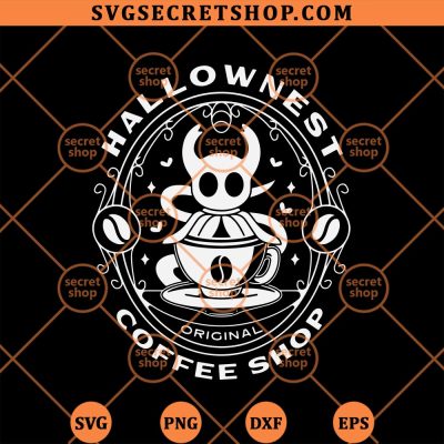 Hallownest Coffee Emblem SVG, Hollow Knight SVG PNG DXF EPS 4 Hallownest Coffee Emblem SVG