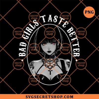 Bad Girls Taste Better Gothic Girl PNG, Sexy Gothic PNG 4 Bad Girls Taste Better Gothic Girl PNG