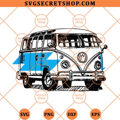 Hippie Bus SVG