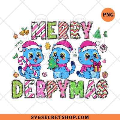 Merry Derpymas PNG, Derpy Tiger Christmas PNG 4 Merry Derpymas PNG
