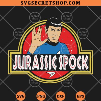 Jurassic Spock SVG