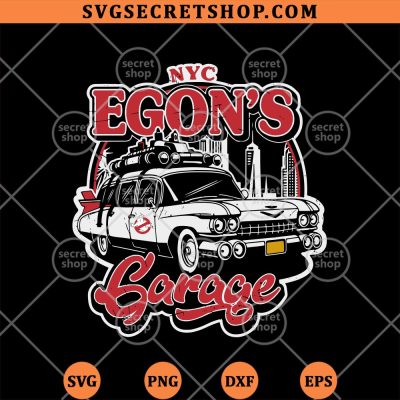 Egons Garage SVG, Ghostbuster SVG, Ghost Hunting SVG PNG DXF EPS 4 Egons Garage SVG