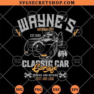 Waynes Garage SVG