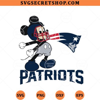 Mickey Dance England Patriots SVG, England Patriots Football SVG PNG DXF EPS 4 Mickey Dance England Patriots SVG