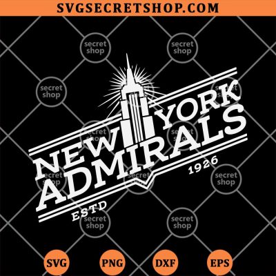 New York Admirals SVG, Heated Rivalry Team Logo SVG PNG DXF EPS 4 New York Admirals SVG