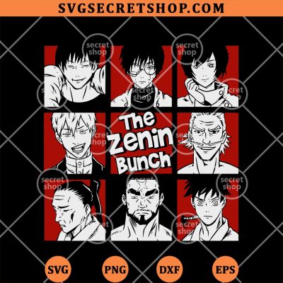 The Zenin Bunch SVG, Zenin Clan Family SVG PNG DXF EPS 4 The Zenin Bunch SVG