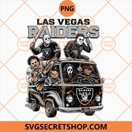 Las Vegas Raiders Horror Halloween Bus PNG