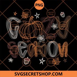 Cozy Season Pumpkin PNG